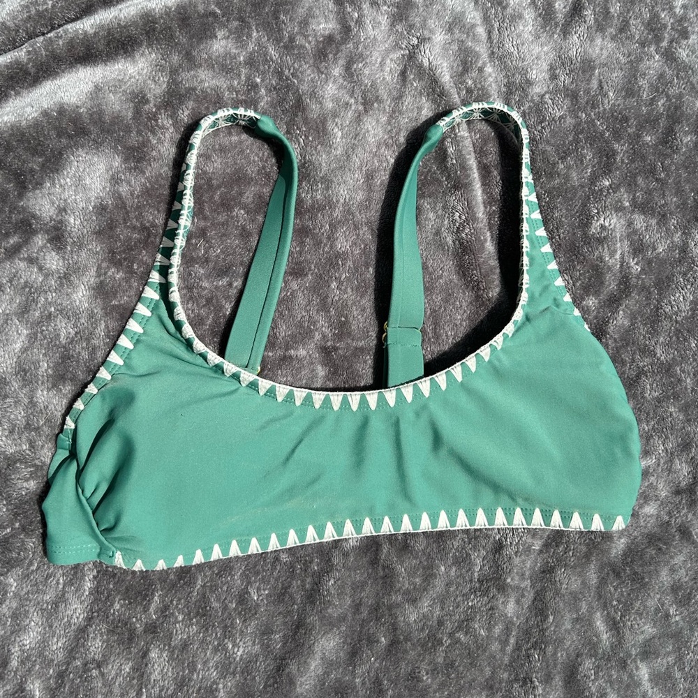 Green bikini top!